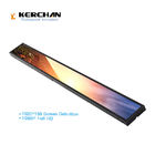 23.1 inch Stretched Bar advertising LCD Display Closed Frame Panel Indoor Video Player